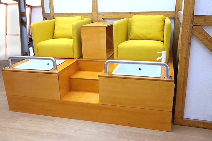 Mobiliário realizado pela Proeasy design